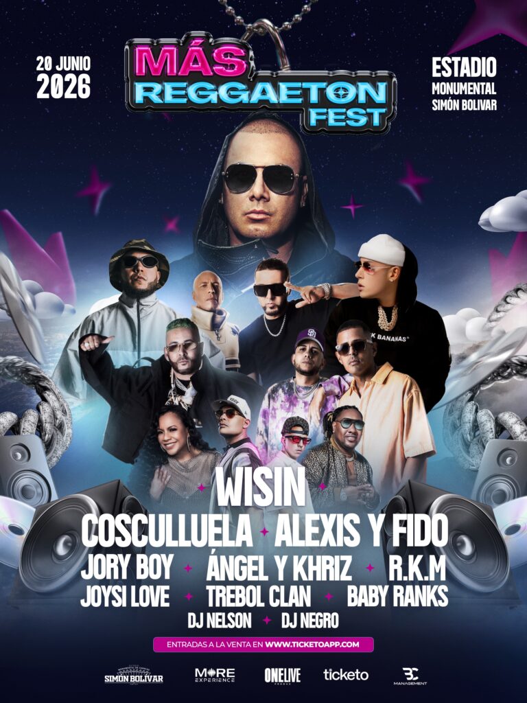 flyer Más Reggaeton Fest